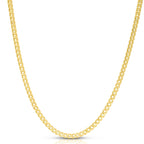 14K Gold 5.3mm Semi-Solid Square Franco Chain - Johnny Dang & Co