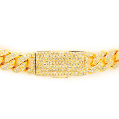 10KY 6.10CTW DIAMOND MIAMI CUBAN BRACELET - Johnny Dang & Co