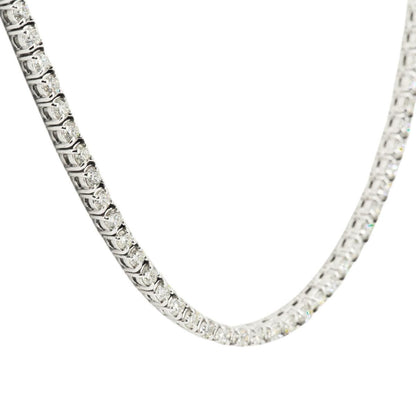 3.8mm Tennis Chain 22 inch length 21 CTTW 15 Pointer Diamonds - Johnny Dang & Co