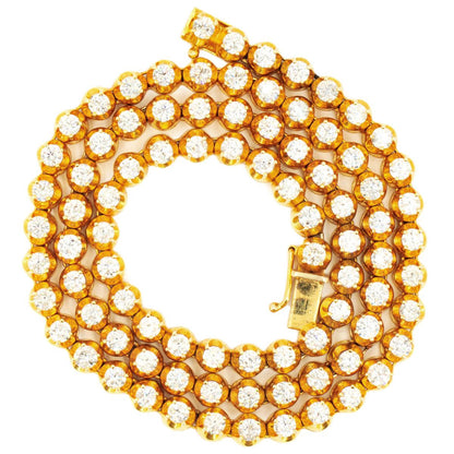 6.4mm 30 Pointer Yellow Tennis Chain - Johnny Dang & Co