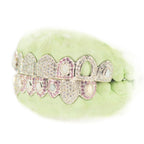 8 Top/ 8 Bottom Shooting Star Opal and Honeycomb Grillz - Johnny Dang & Co