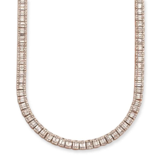 10KY 20.15CTW BAGUETTE DIAMOND RECTANGULAR CLUSTER - Johnny Dang & Co