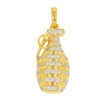 10KY 1.15CTW DIAMOND GRENADE PENDANT - Johnny Dang & Co
