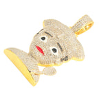 10KY 1.70CTW DIAMOND CHEF EMOJI PENDANT - Johnny Dang & Co