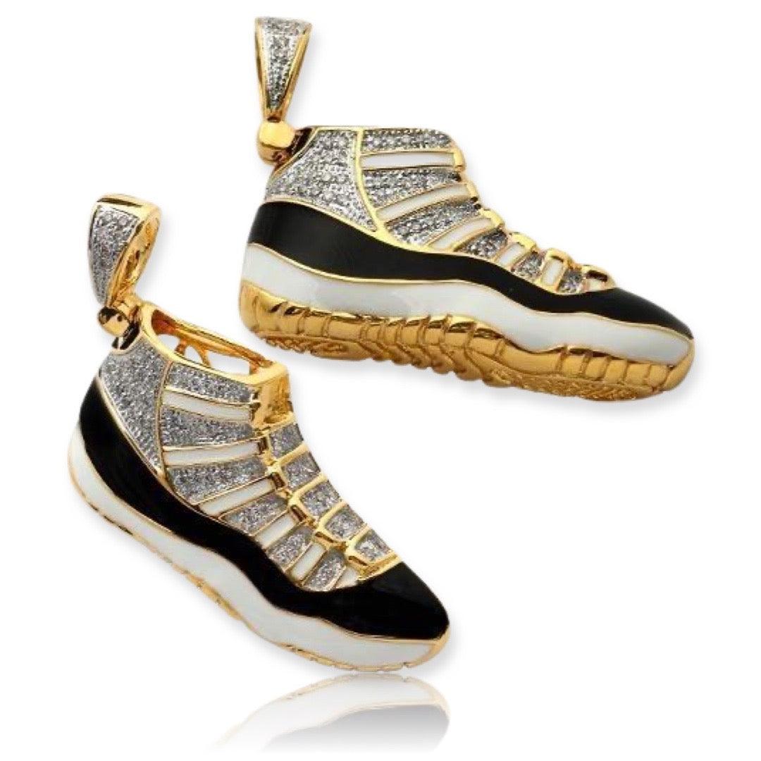 10KY 0.25CTW DIAMOND SHOE PENDANT - Johnny Dang & Co