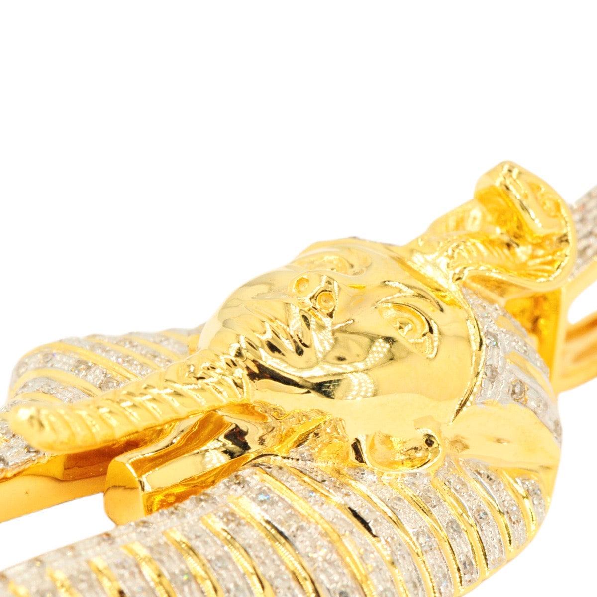 10KY 0.60CTW DIAMOND PHARAOH PENDANT - Johnny Dang & Co