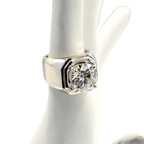 Custom 5.13 Carat Flawless Diamond Ring - Johnny Dang & Co