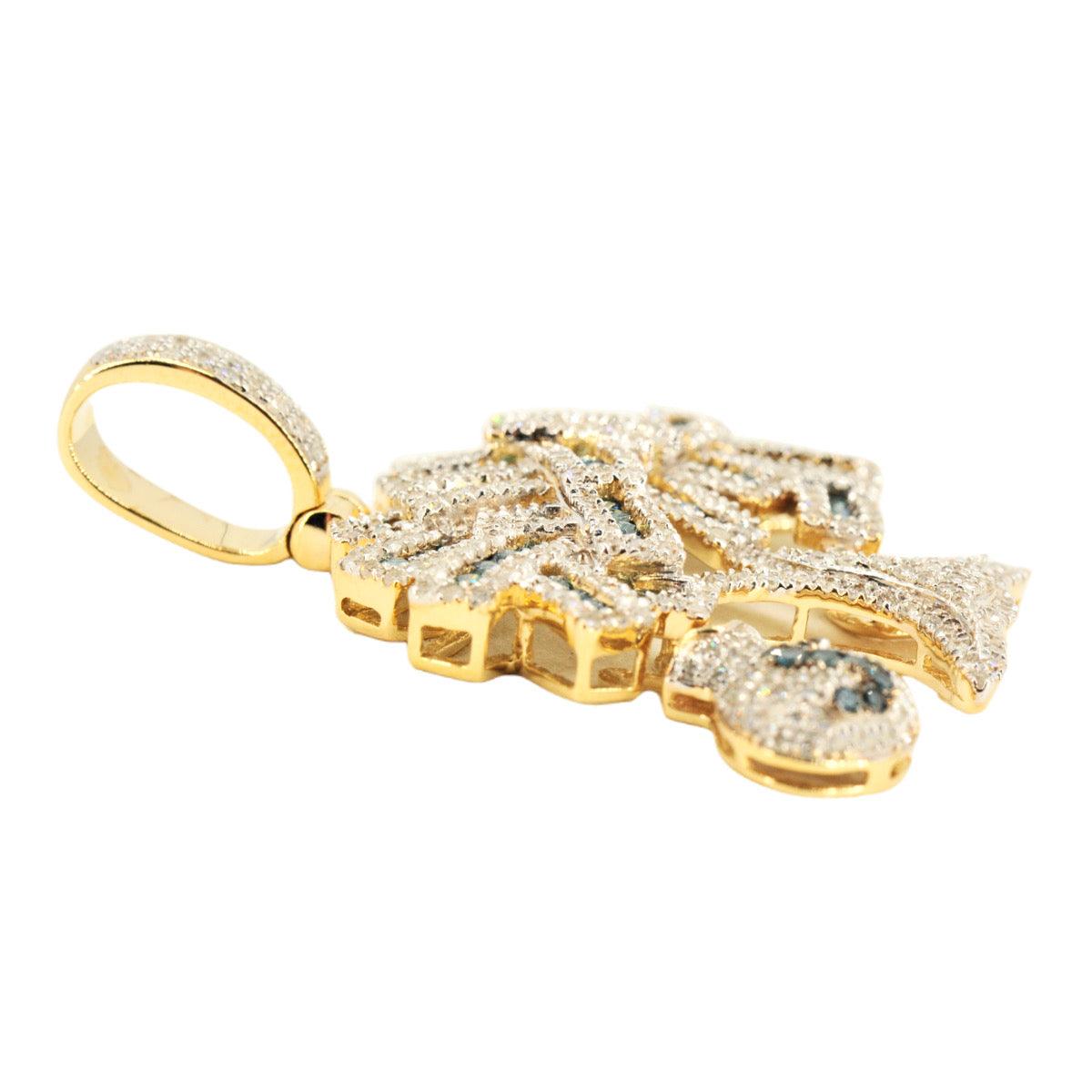 10KY 1.85CTW GREEN AND WHITE DIAMOND 'MONEY TREE' - Johnny Dang & Co