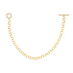 10k Gold 0.45ctw Diamond Charm Bracelet 7.5". Bracelet Only. Charms Sold Separately - Johnny Dang & Co
