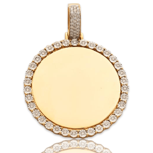 10KY 1.25 CTW DIAMOND ROUND MEMORY PENDANT - Johnny Dang & Co