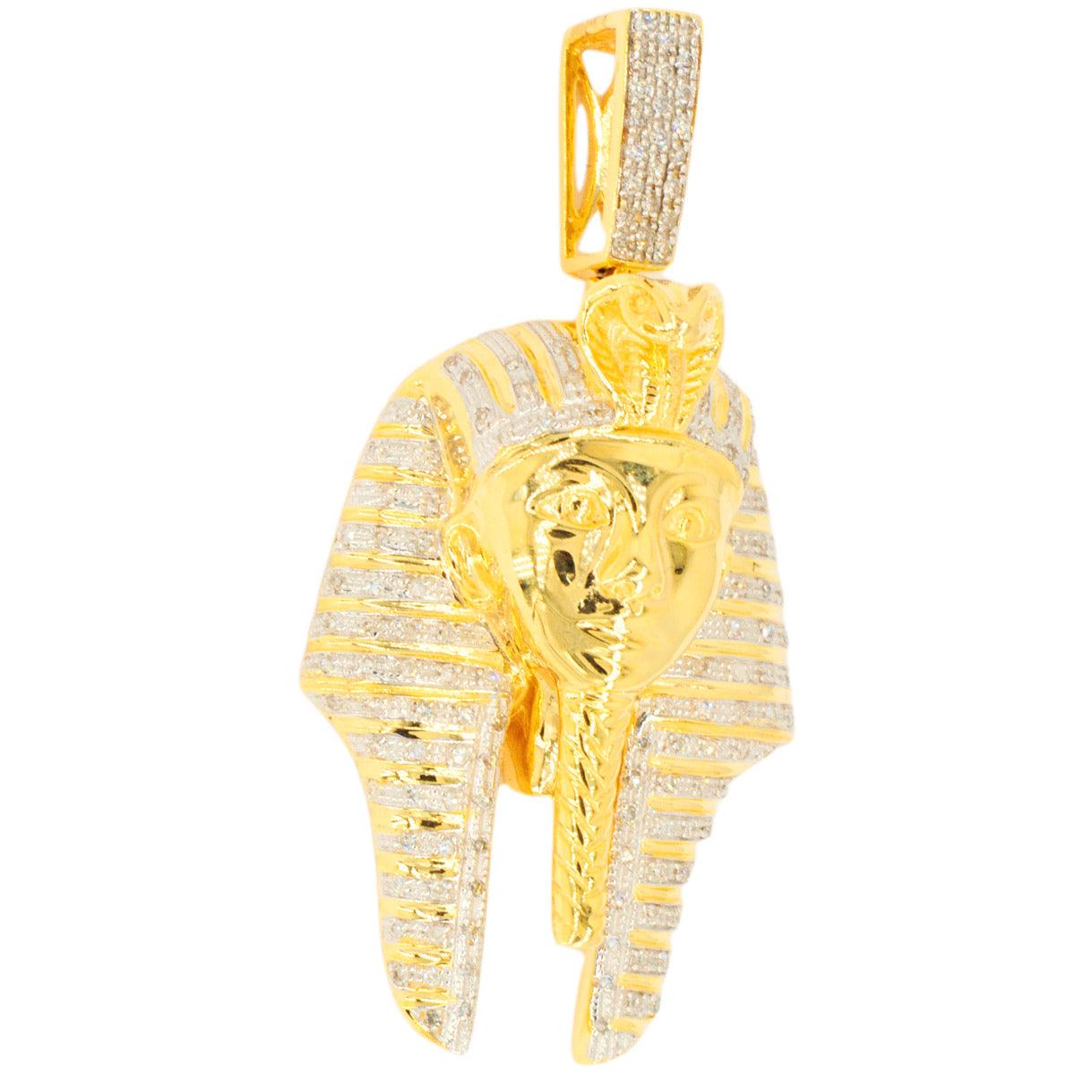 10KY 0.60CTW DIAMOND PHARAOH PENDANT - Johnny Dang & Co