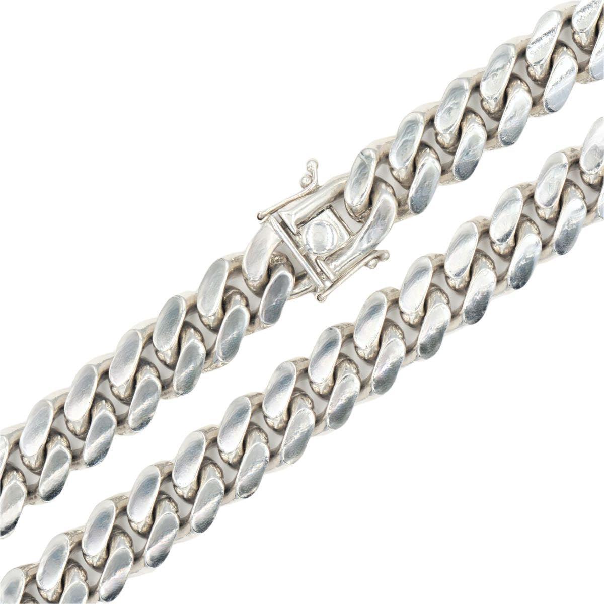 Silver 10mm Solid Cuban Chain 20" 22" 24" - Johnny Dang & Co