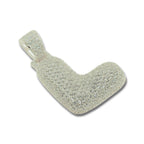 TVJL- Sterling Silver CZ Letter L Pendant - Johnny Dang & Co