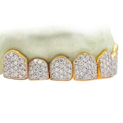 JDTK-S151505A EIGHT 18K INDIVIDUAL DIAMOND TEETH - Johnny Dang & Co