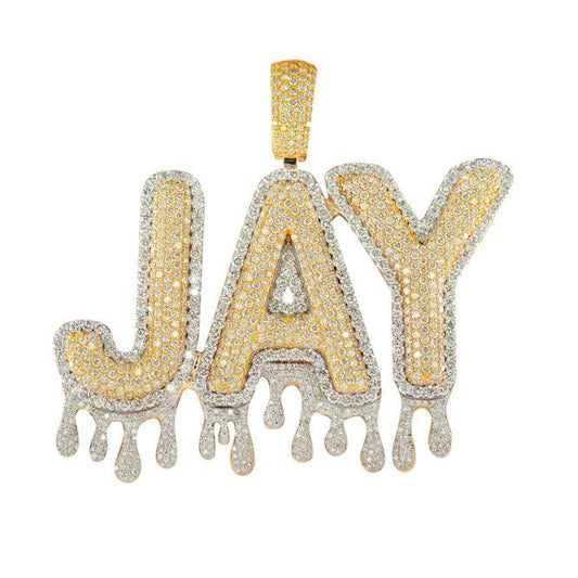 CUSTOM DIAMOND BUBBLE JAY PENDANT - Johnny Dang & Co