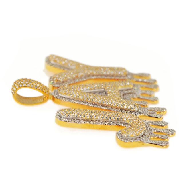 CUSTOM DIAMOND BUBBLE JAY PENDANT - Johnny Dang & Co