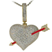 JDA1022 - Silver Heart Pendant - Johnny Dang & Co