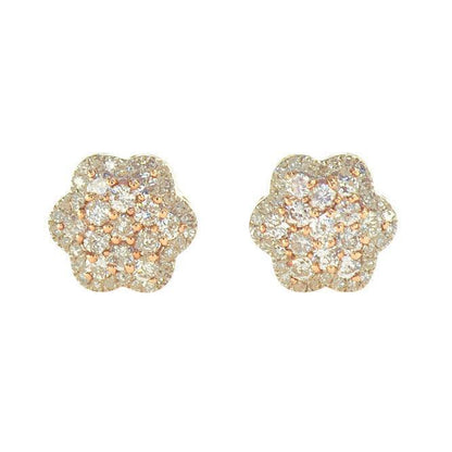 JDTK3545 - Diamond Flower Earrings - Johnny Dang & Co