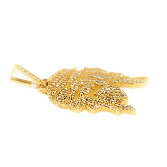 JDP0626182 - DIAMOND JESUS FACE PENDANT - Johnny Dang & Co