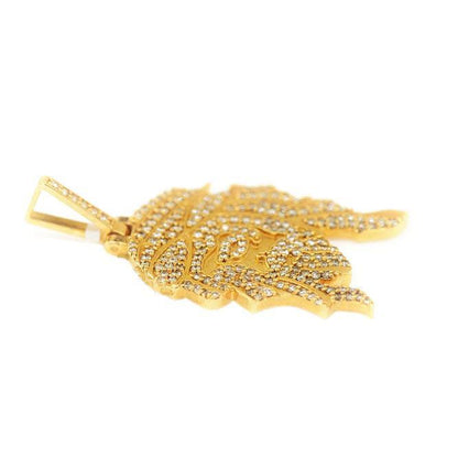 JDP0626182 - DIAMOND JESUS FACE PENDANT - Johnny Dang & Co