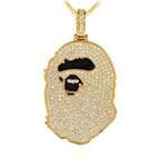 JDP1102173 - CUSTOM DIAMOND BATHING APE (BAPE) PENDANT - Johnny Dang & Co