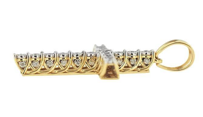 JDTK-P11211728-FD--Custom Diamond Cross Pendant - Johnny Dang & Co