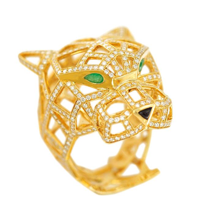 1JDR1206171 - DIAMOND PANTHER RING - Johnny Dang & Co