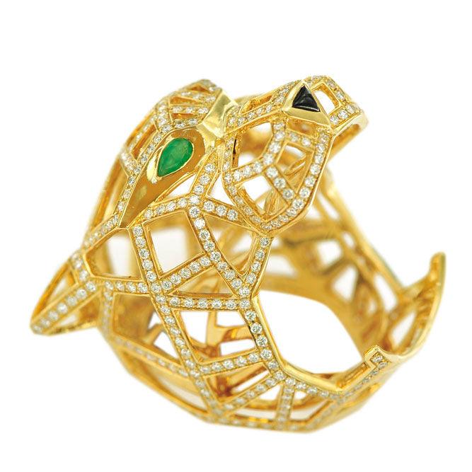1JDR1206171 - DIAMOND PANTHER RING - Johnny Dang & Co