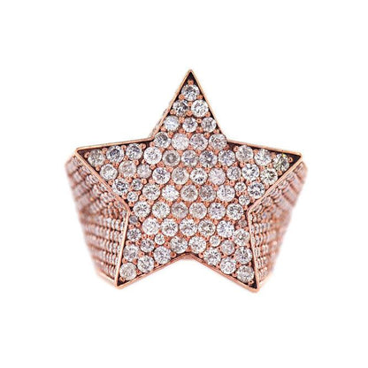 1JDR23.3 - CUSTOM DIAMOND STAR RING - Johnny Dang & Co