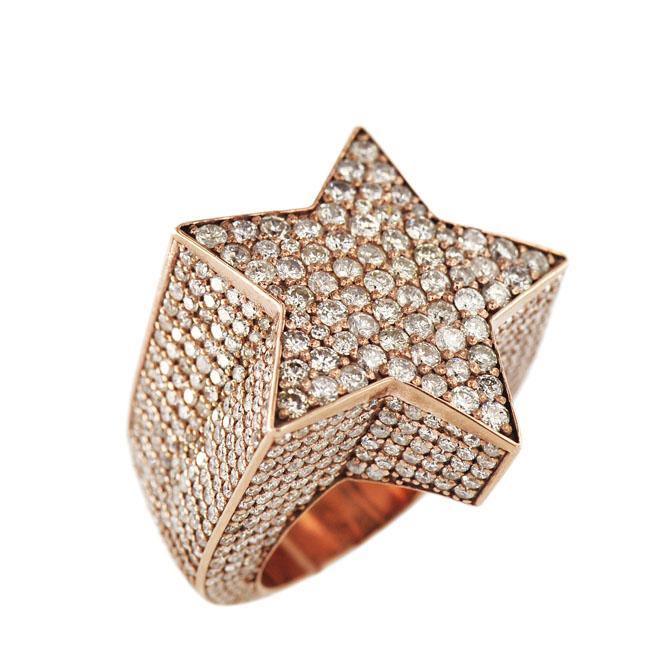 Custom Diamond Star Ring - Johnny Dang & Co