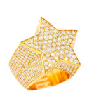 1JDR24.2 - CUSTOM DIAMOND STAR RING - Johnny Dang & Co