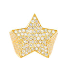 1JDR24.2 - CUSTOM DIAMOND STAR RING - Johnny Dang & Co