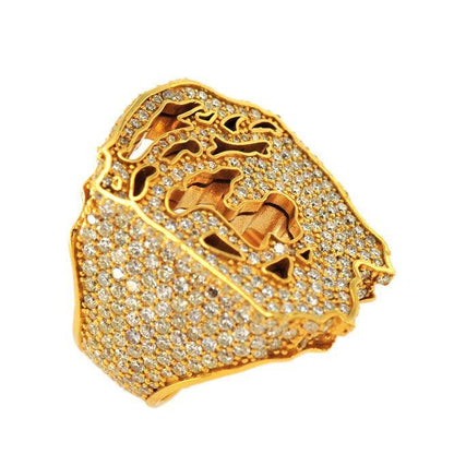 JDR32.6 - DIAMOND JESUS RING - Johnny Dang & Co