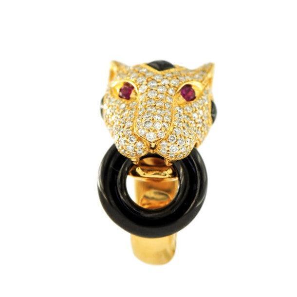 JDR627172- DIAMOND CHEETAH RING - Johnny Dang & Co
