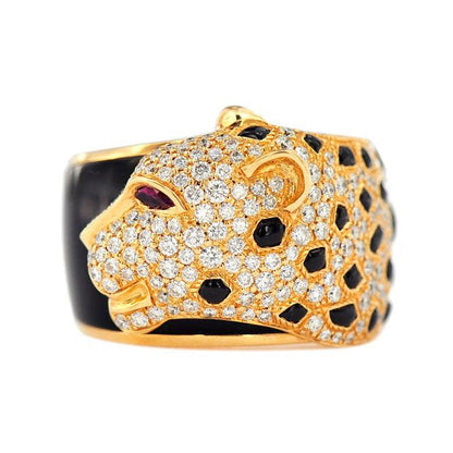 1JDR627177 - DIAMOND CHEETAH RING - Johnny Dang & Co