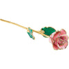 JDSP61-9060 LACQUERED PINK PEARL ROSE WITH GOLD TRIM - Johnny Dang & Co