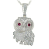 SILVER WISE OWL PENDANT - Johnny Dang & Co