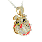 TVJP4133 - Silver Bulldog Pendant - Johnny Dang & Co