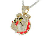 TVJP4133 - Silver Bulldog Pendant - Johnny Dang & Co