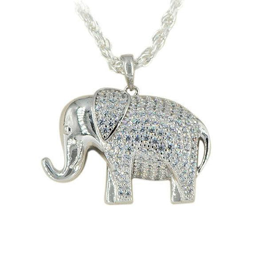 SILVER ELEPHANT PENDANT - Johnny Dang & Co