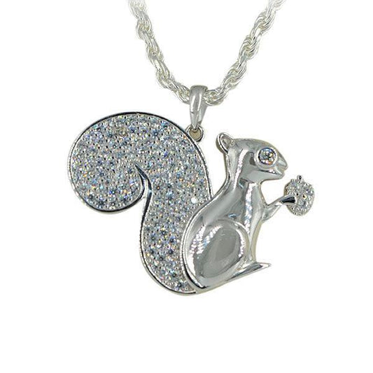 SILVER SQUIRREL PENDANT - Johnny Dang & Co