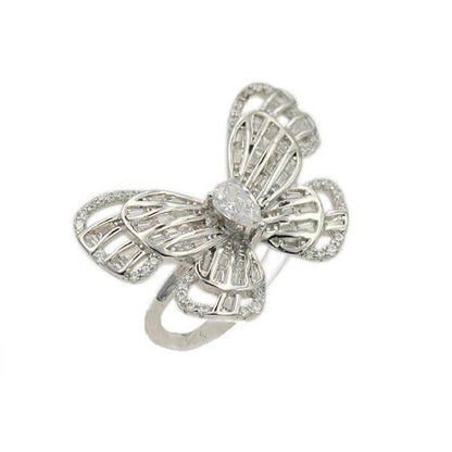 STERLING SILVER CZ RING - Johnny Dang & Co