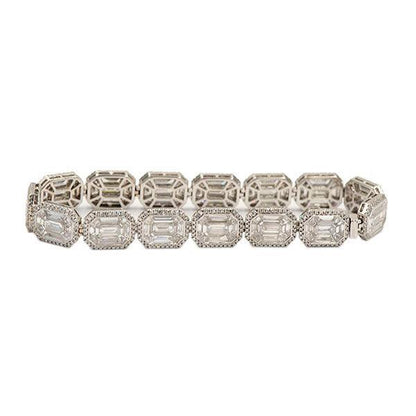 VDB004 - 18K 11.17ct VS Bracelet - Johnny Dang & Co