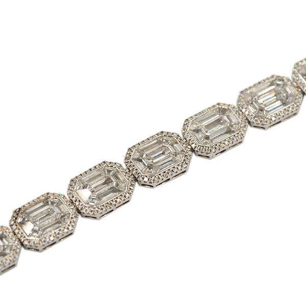 VDB004 - 18K 11.17ct VS Bracelet - Johnny Dang & Co