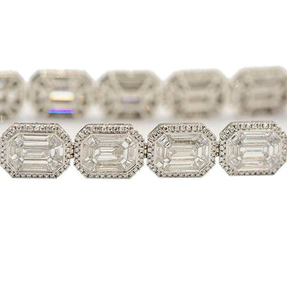 VDB004 - 18K 11.17ct VS Bracelet - Johnny Dang & Co