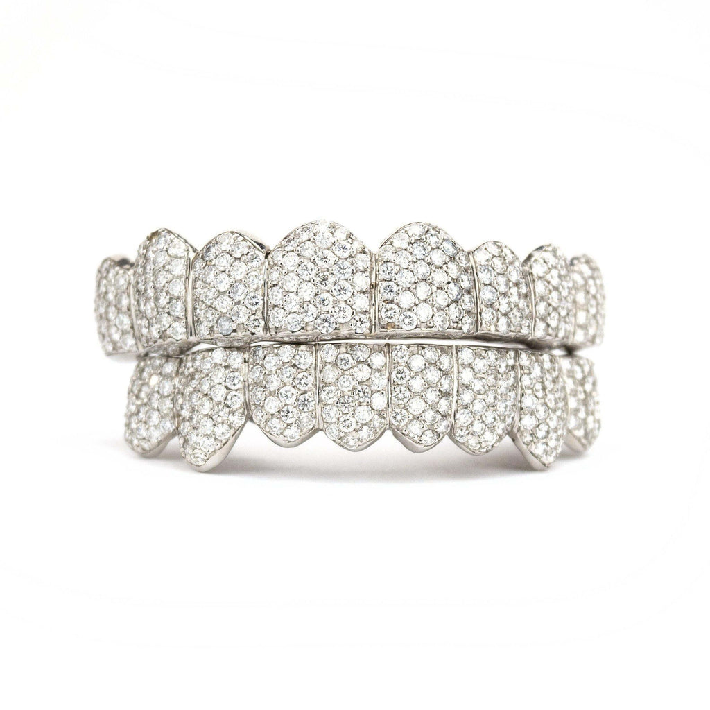 10K VS Honeycomb Set Diamond Grillz - Johnny Dang & Co