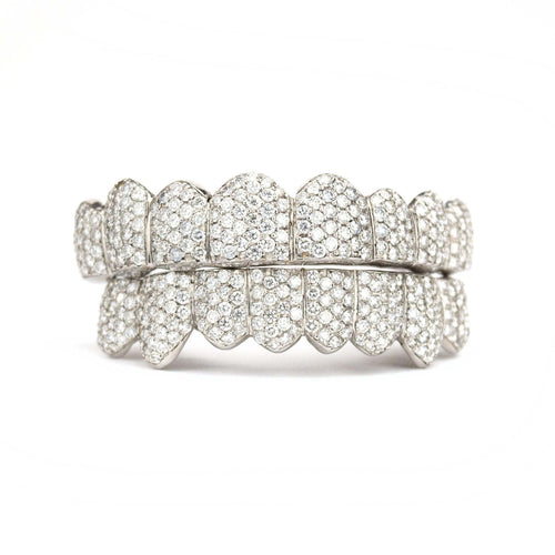 10K VS Honeycomb Set Diamond Grillz - Johnny Dang & Co